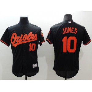 2016 MLB FLEXBASE Baltimore Orioles 10 Jones black jerseys